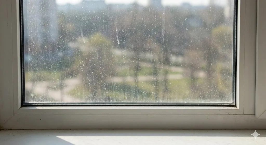 Vorher Glas- & Fensterreinigung